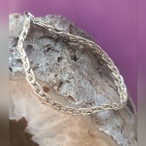 Gorgeous vintage fancy braided bracelet stamped 925